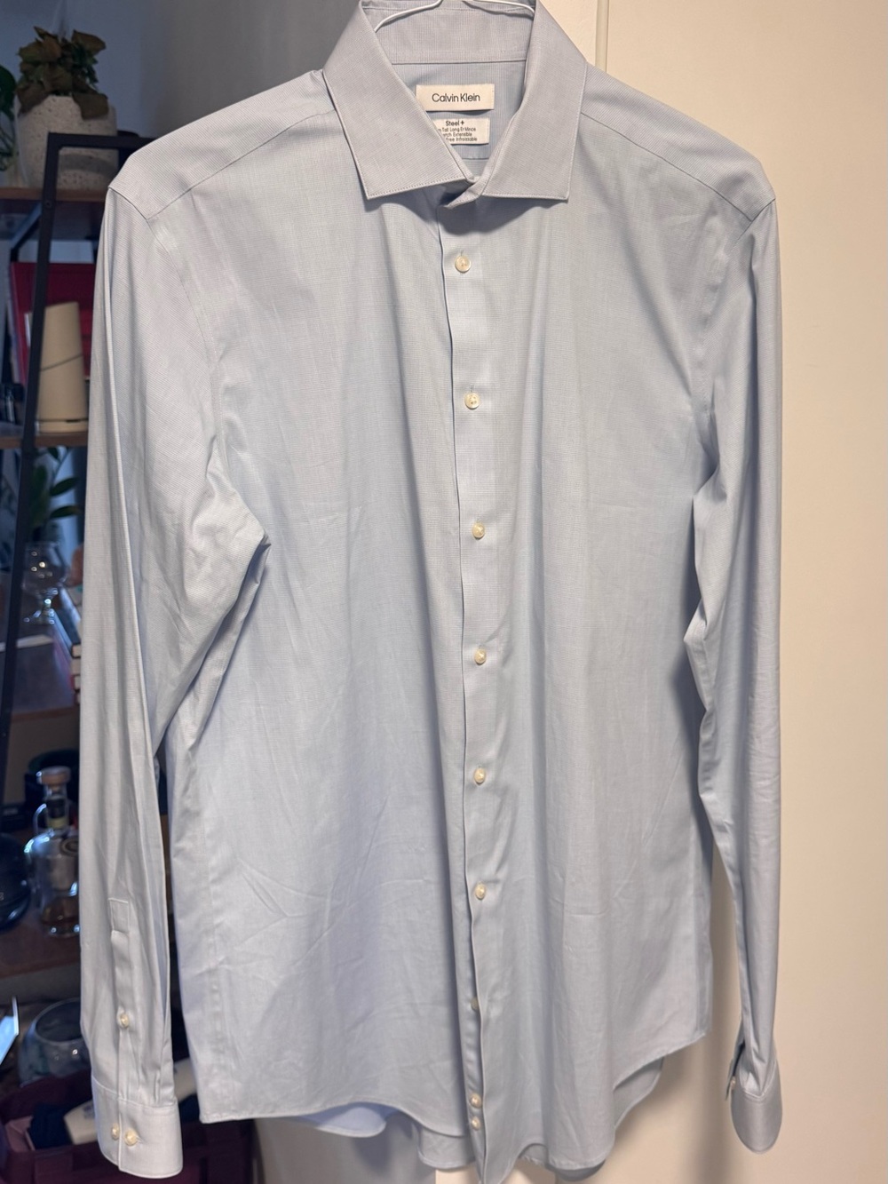 Calvin Klein Pale Blue Men's Dress Shirt